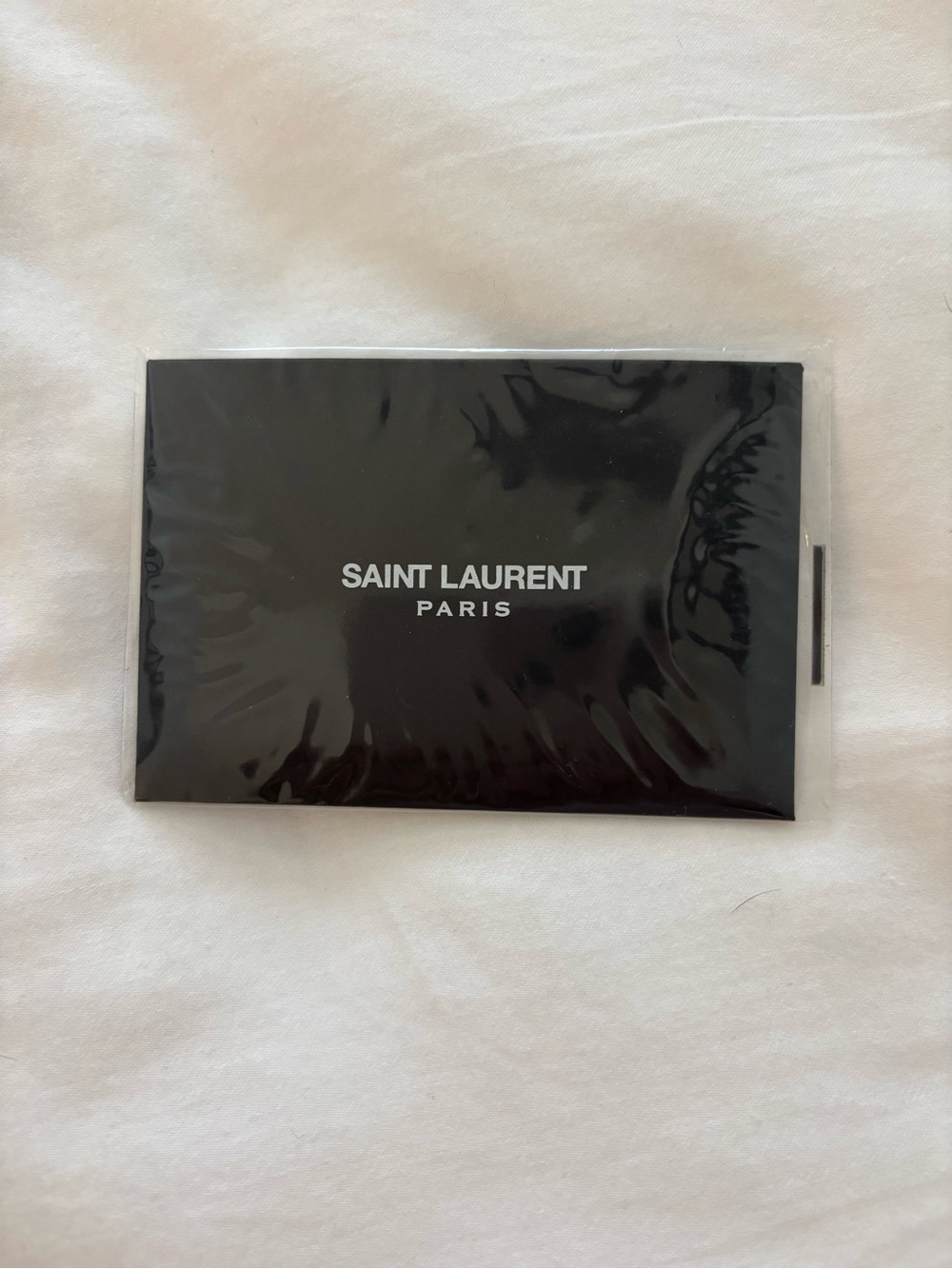 Saint Laurent Black Leather Shoulder Bag with Silver YSL Chain - Picture 11 of 12